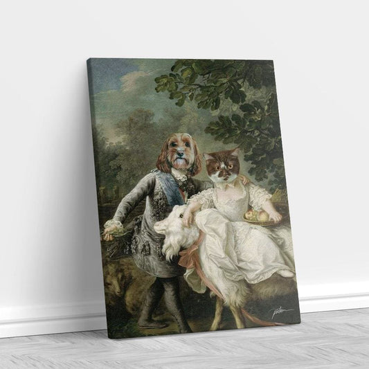 Tableau Personnalisé - Le Prince & La Princesse - 30x20 / Sans